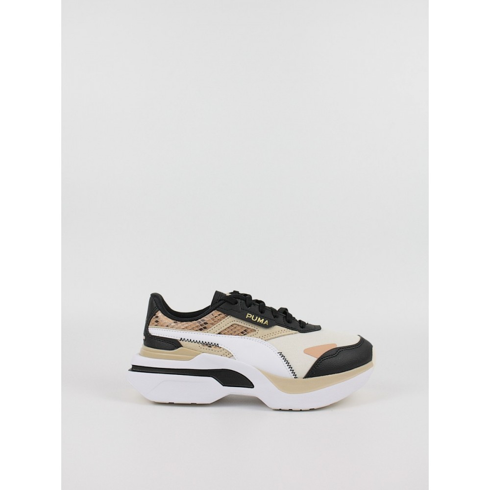 Women Sneaker Puma Kosmo Rider Prm Wns 389877-01 Biege-Black