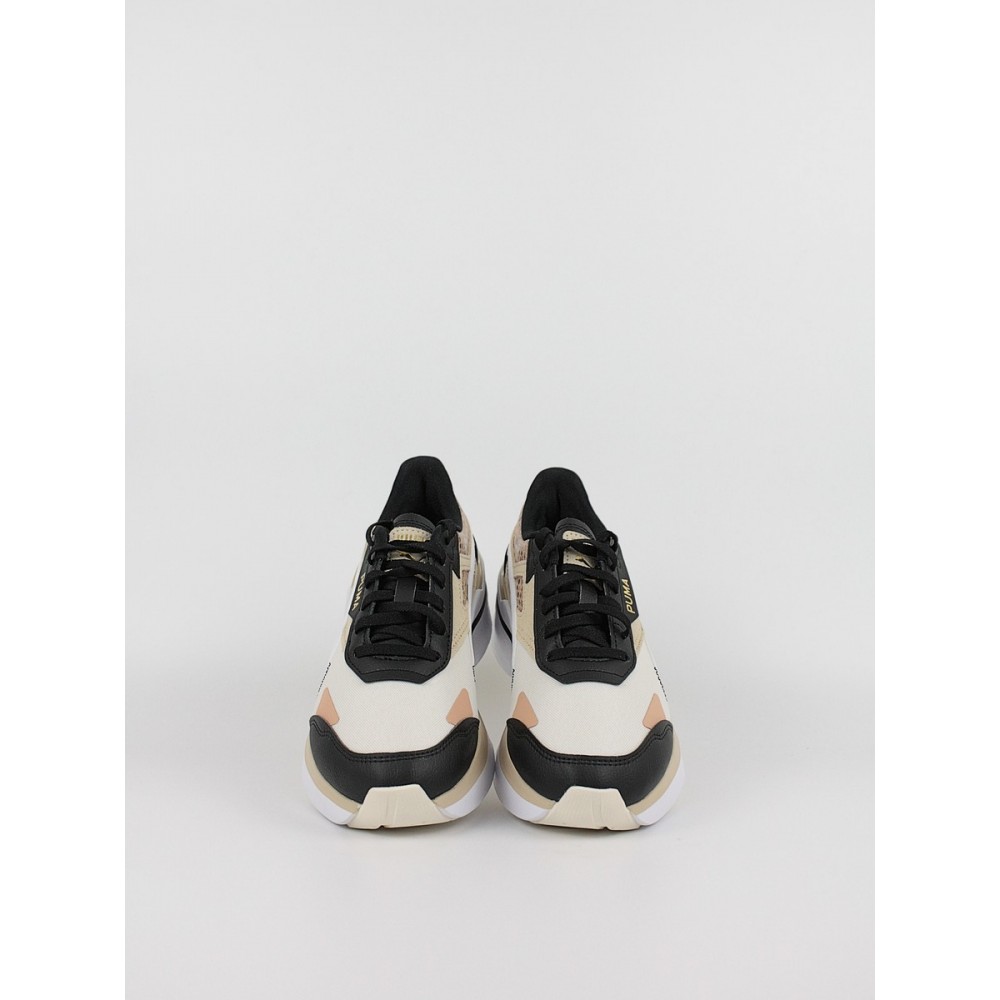 Γυναικείο Sneaker Puma Kosmo Rider Prm Wns 389877-01 Μπεζ-Μαύρο Γυναικείο Sneaker Puma Kosmo Rider Prm Wns 389877-01 Μπεζ-Μαύρο