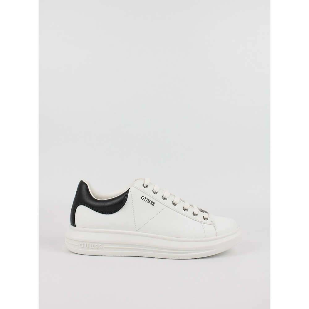 Men's Sneaker Guess Vibo FM5VIBELE12WHBLK White Men's Sneaker Guess Vibo FM5VIBELE12WHBLK White