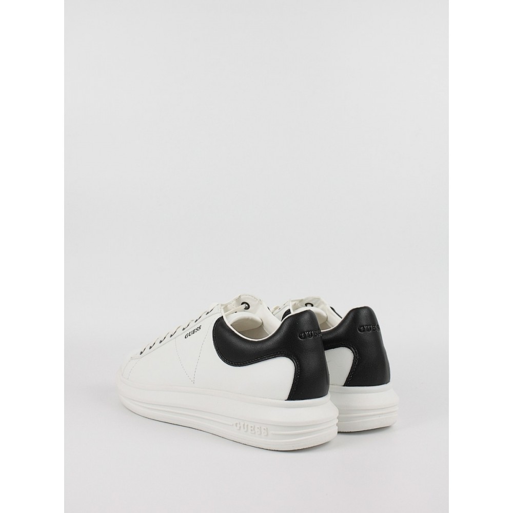 Men's Sneaker Guess Vibo FM5VIBELE12WHBLK White Men's Sneaker Guess Vibo FM5VIBELE12WHBLK White