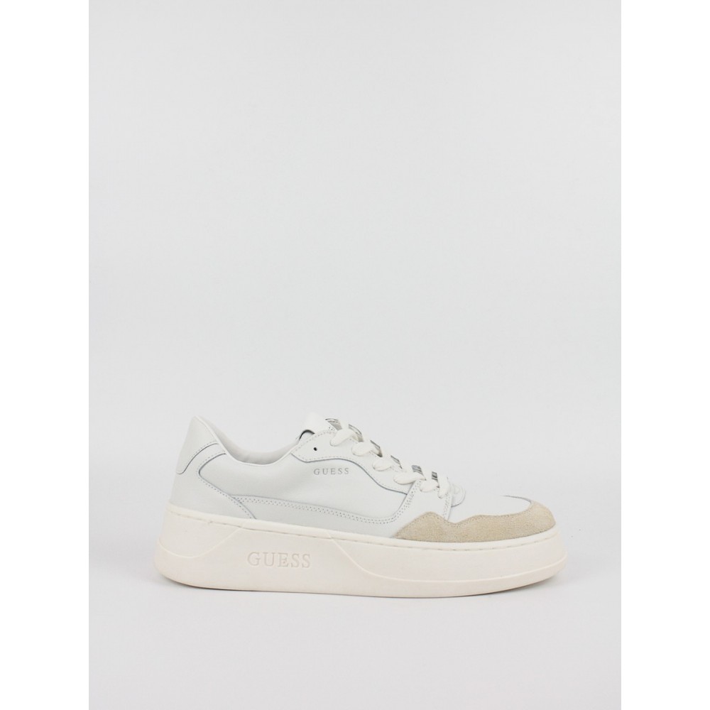 Ανδρικό Sneaker Guess Ciano FM5CIALEA12WHITE Ασπρο