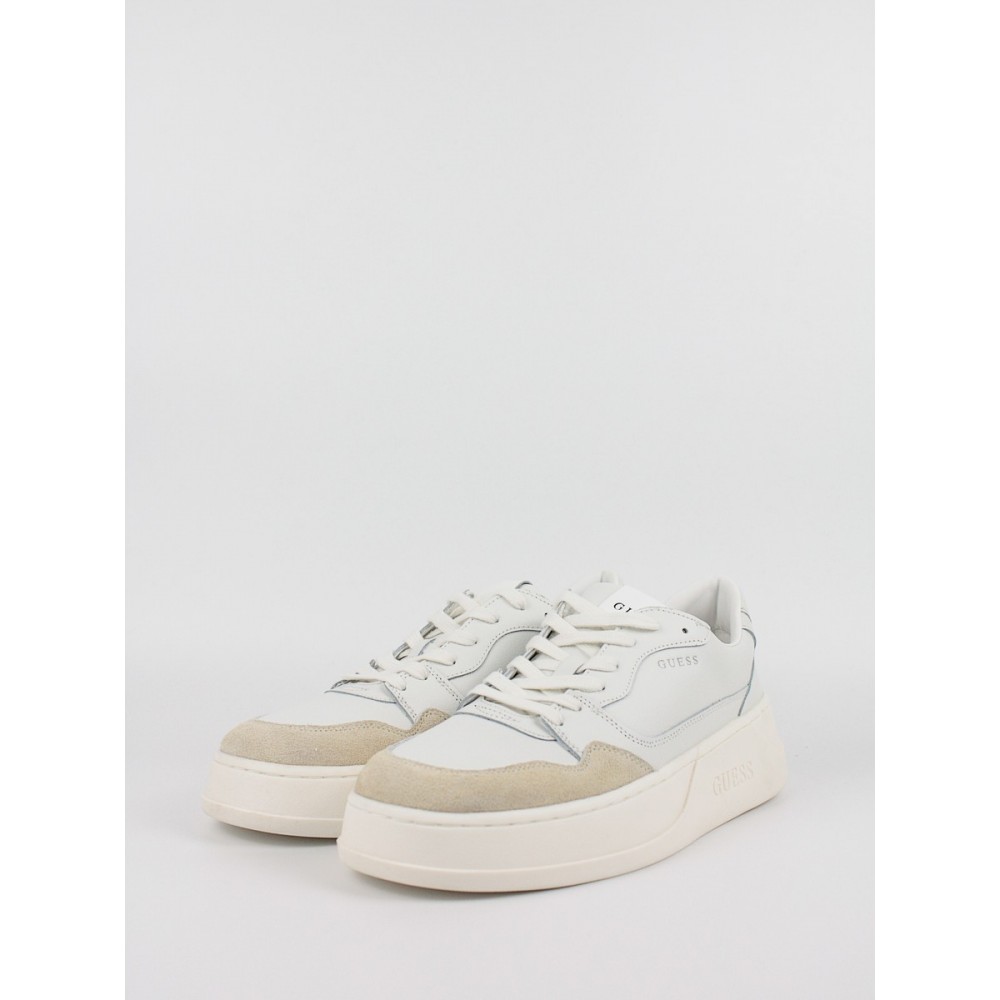 Ανδρικό Sneaker Guess Ciano FM5CIALEA12WHITE Ασπρο