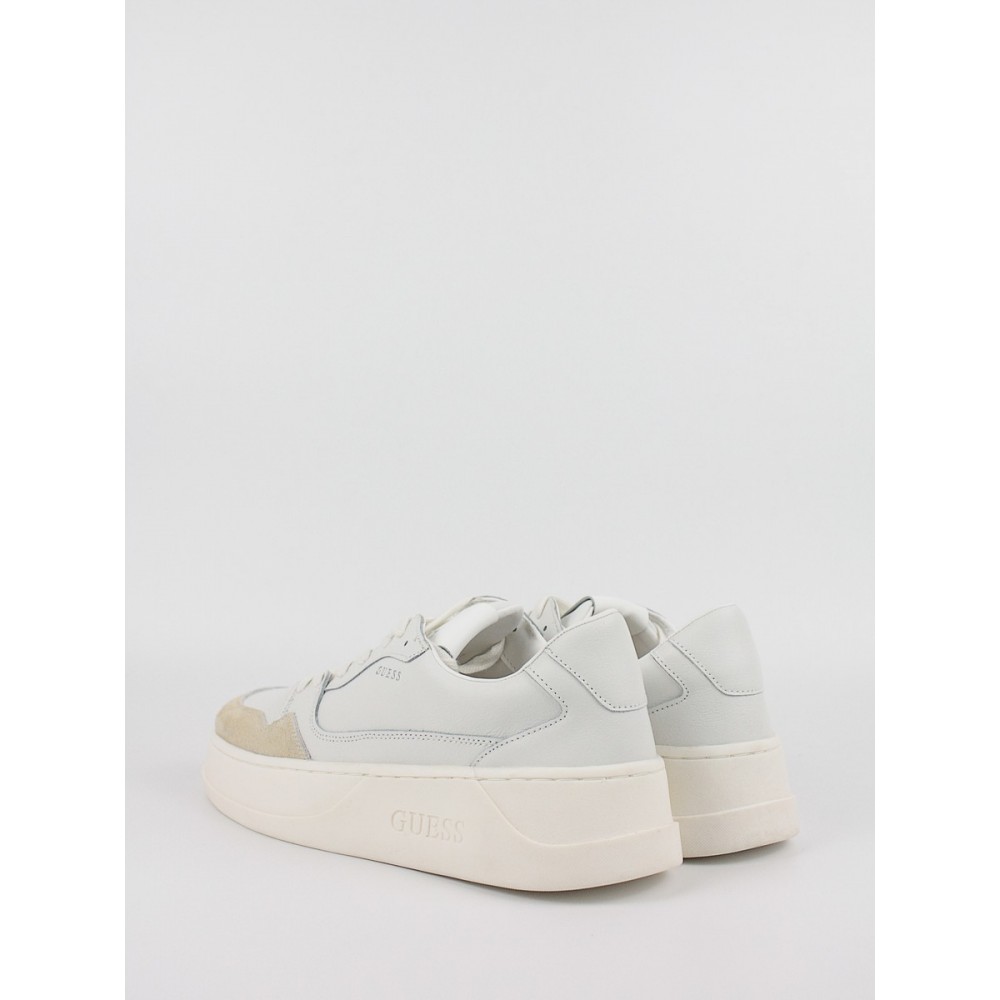 Ανδρικό Sneaker Guess Ciano FM5CIALEA12WHITE Ασπρο