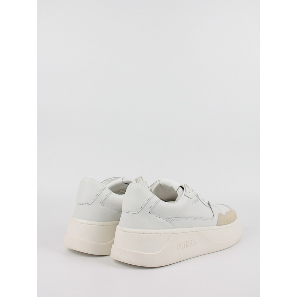 Ανδρικό Sneaker Guess Ciano FM5CIALEA12WHITE Ασπρο