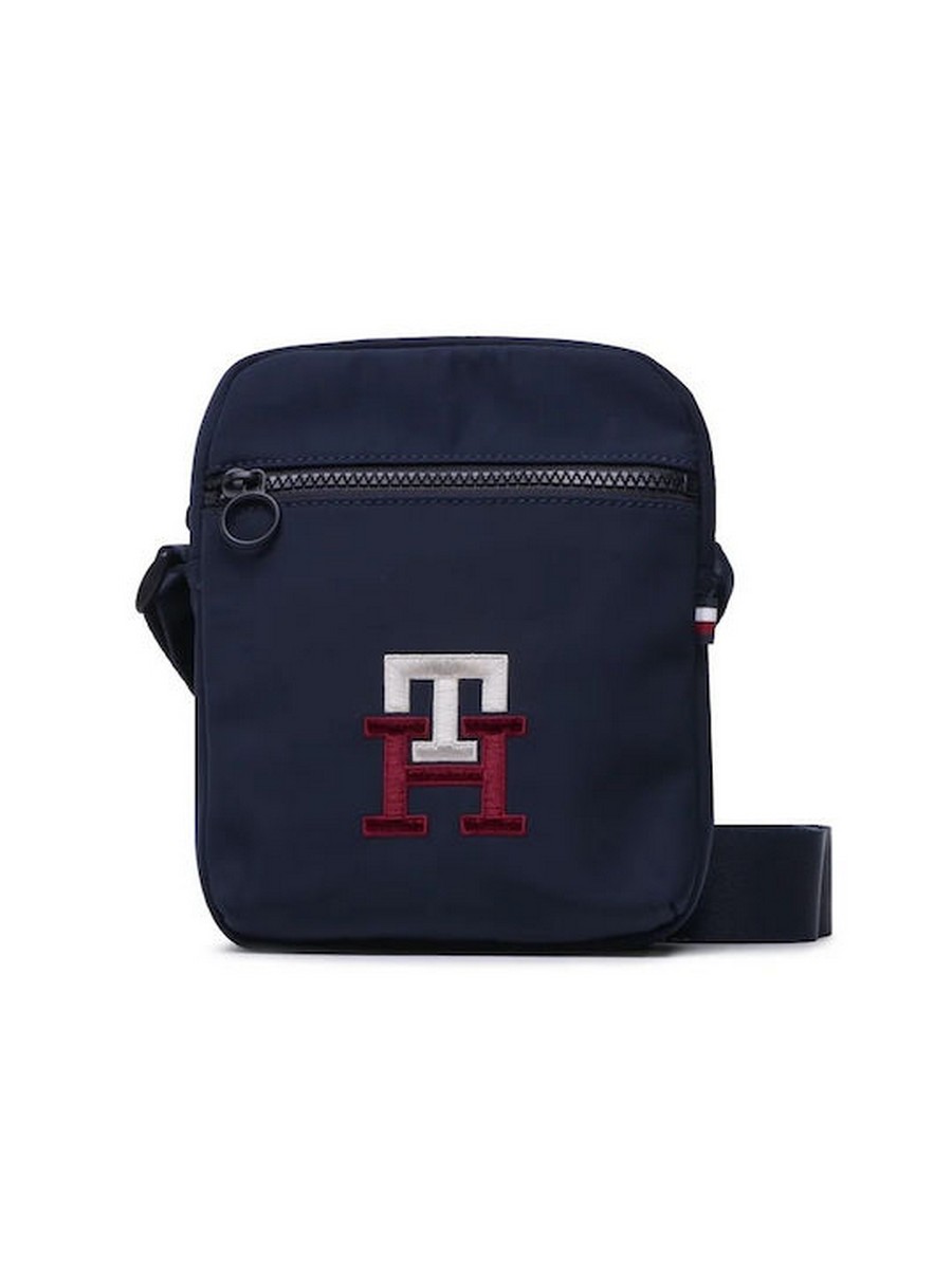 Men Backpack Monogram Tommy Hilfiger Th Twilight Mini Reporter AM0AM10554-DW6 Blue