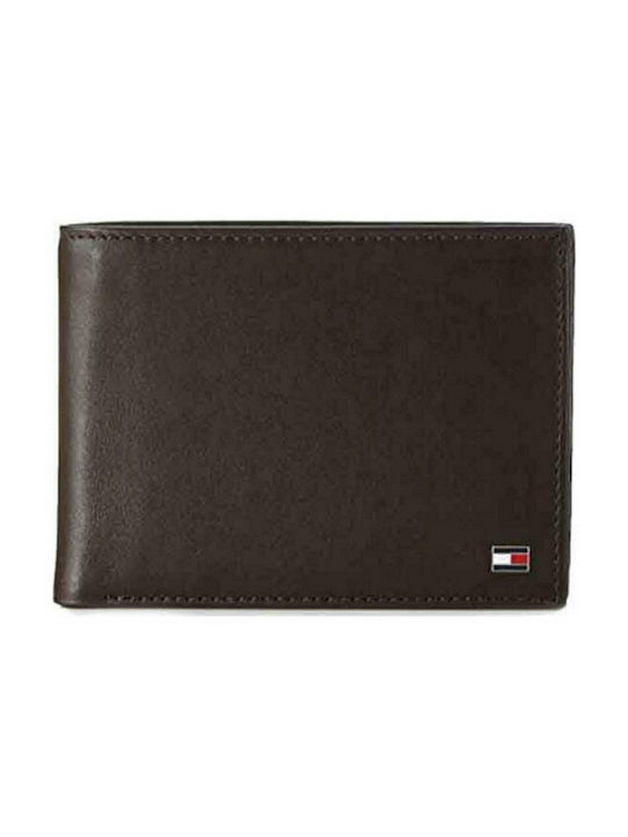 Men Wallet Tommy Hilfiger Eton Cc And Coin Pocket AM0AM00651-041 Brown