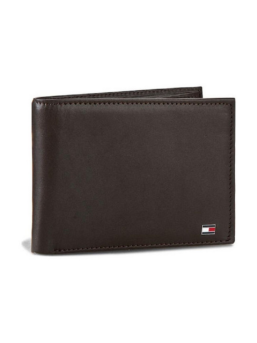 Men Wallet Tommy Hilfiger Eton Cc And Coin Pocket AM0AM00651-041 Brown