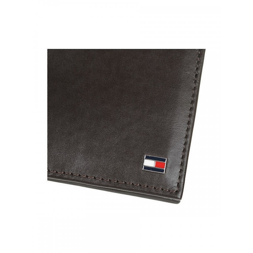 Men Wallet Tommy Hilfiger Eton Cc And Coin Pocket AM0AM00651-041 Brown