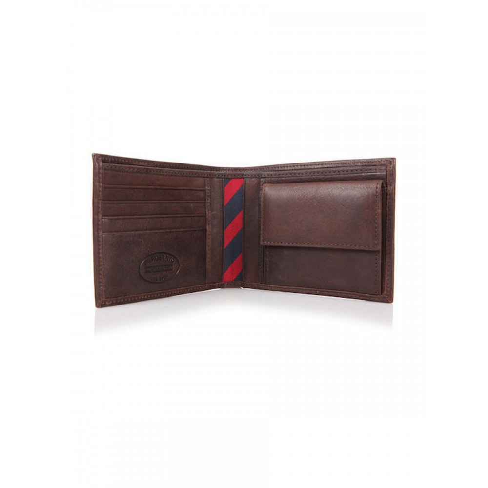 Ανδρικό Πορτοφόλι Tommy Hilfiger Johnson Cc And Coin Pocket AM0AM00659-041 Καφέ