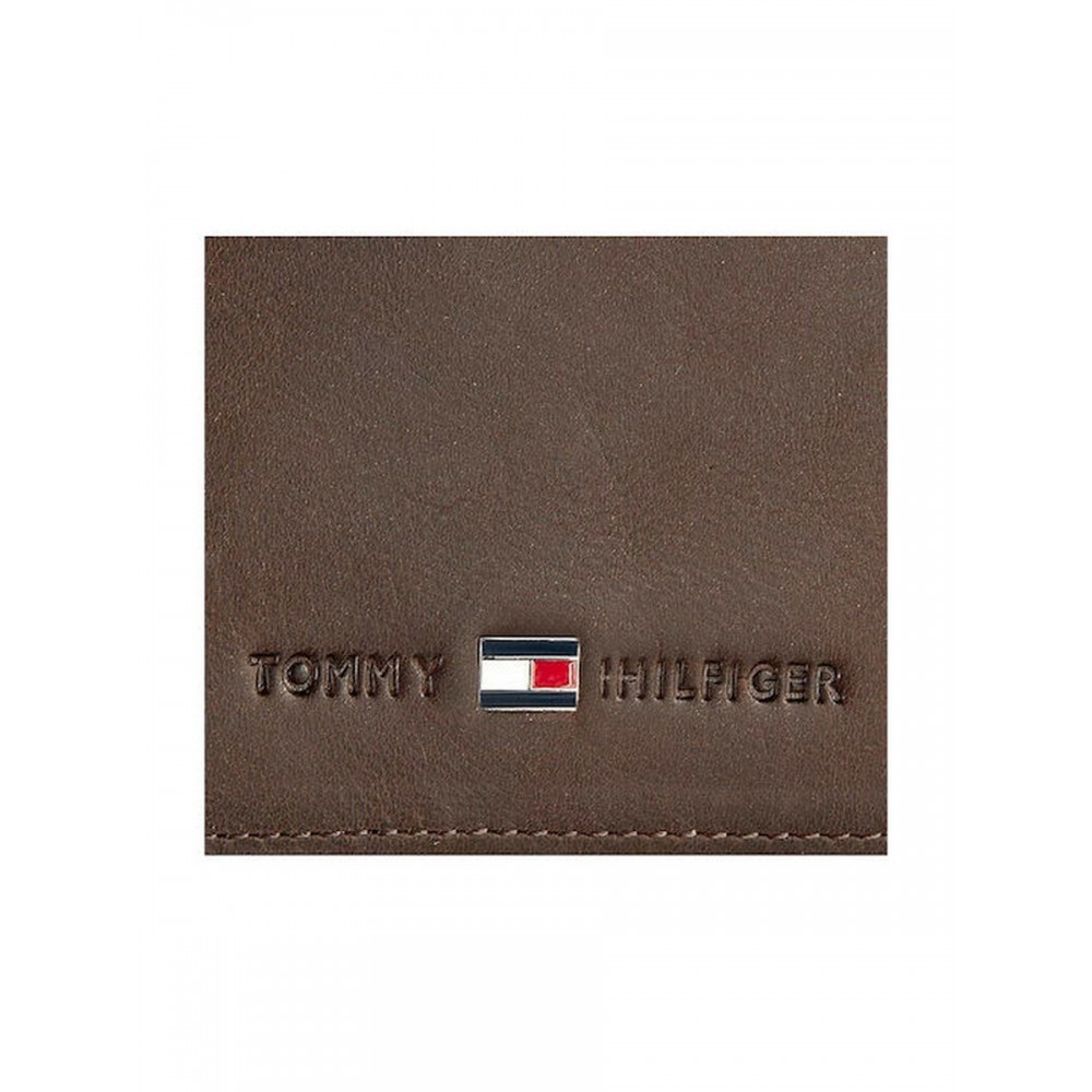 Ανδρικό Πορτοφόλι Tommy Hilfiger Johnson Cc And Coin Pocket AM0AM00659-041 Καφέ