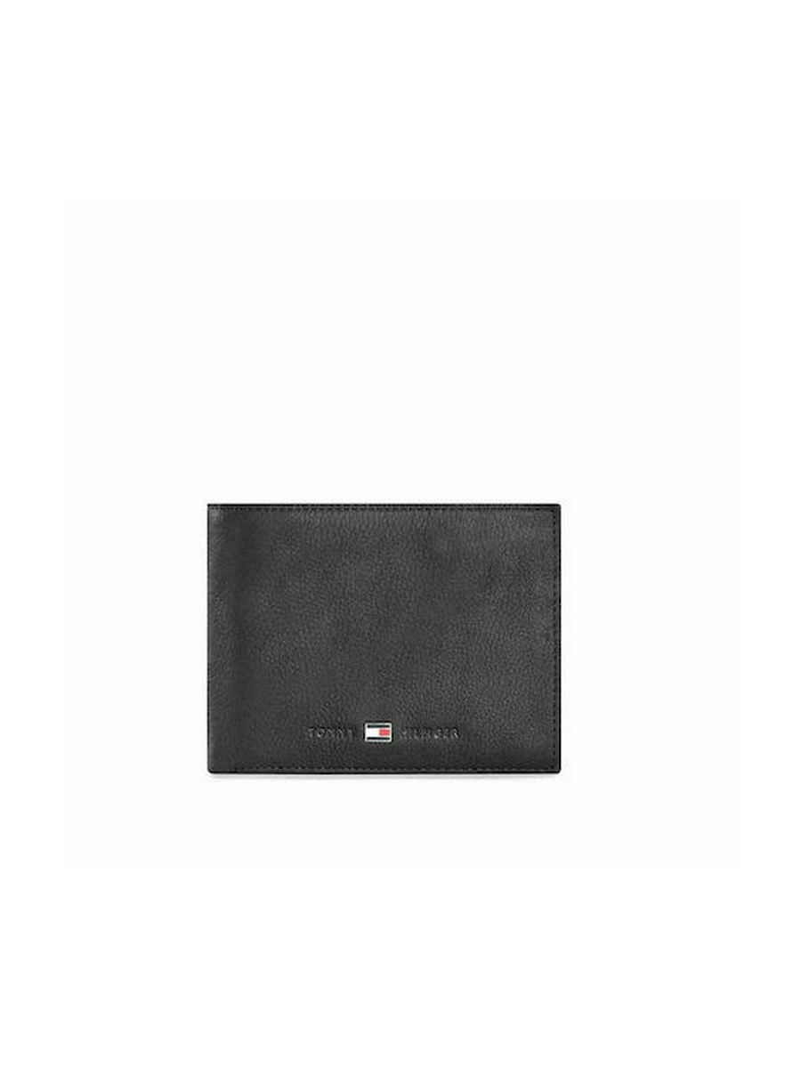 Men Wallet Tommy Hilfiger Johnson Cc Flap And Coin Pocket AM0AM00660-002 Black