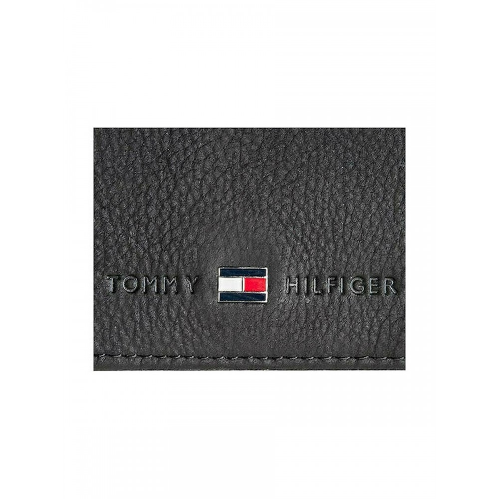 Ανδρικό Πορτοφόλι Tommy Hilfiger Johnson Cc Flap And Coin Pocket AM0AM00660-002 Μαύρο