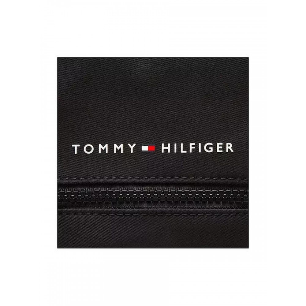 Men Backpack Monogram Tommy Hilfiger Th Orizon Mini Reporter AM0AM10550-BDS Black