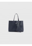 Women Bag Tommy Hilfiger Iconic Tommy Tote Mono AW0AW14374-DW6 Blue
