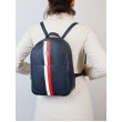 Γυναικεία Backpack Tommy Hilfiger Th Emblem Backpack Corp AW0AW14216-DW6 Μπλε