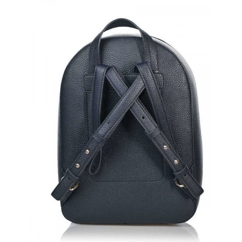 Women Backpack Tommy Hilfiger Th Emblem Backpack Corp AW0AW14216-DW6 Blue