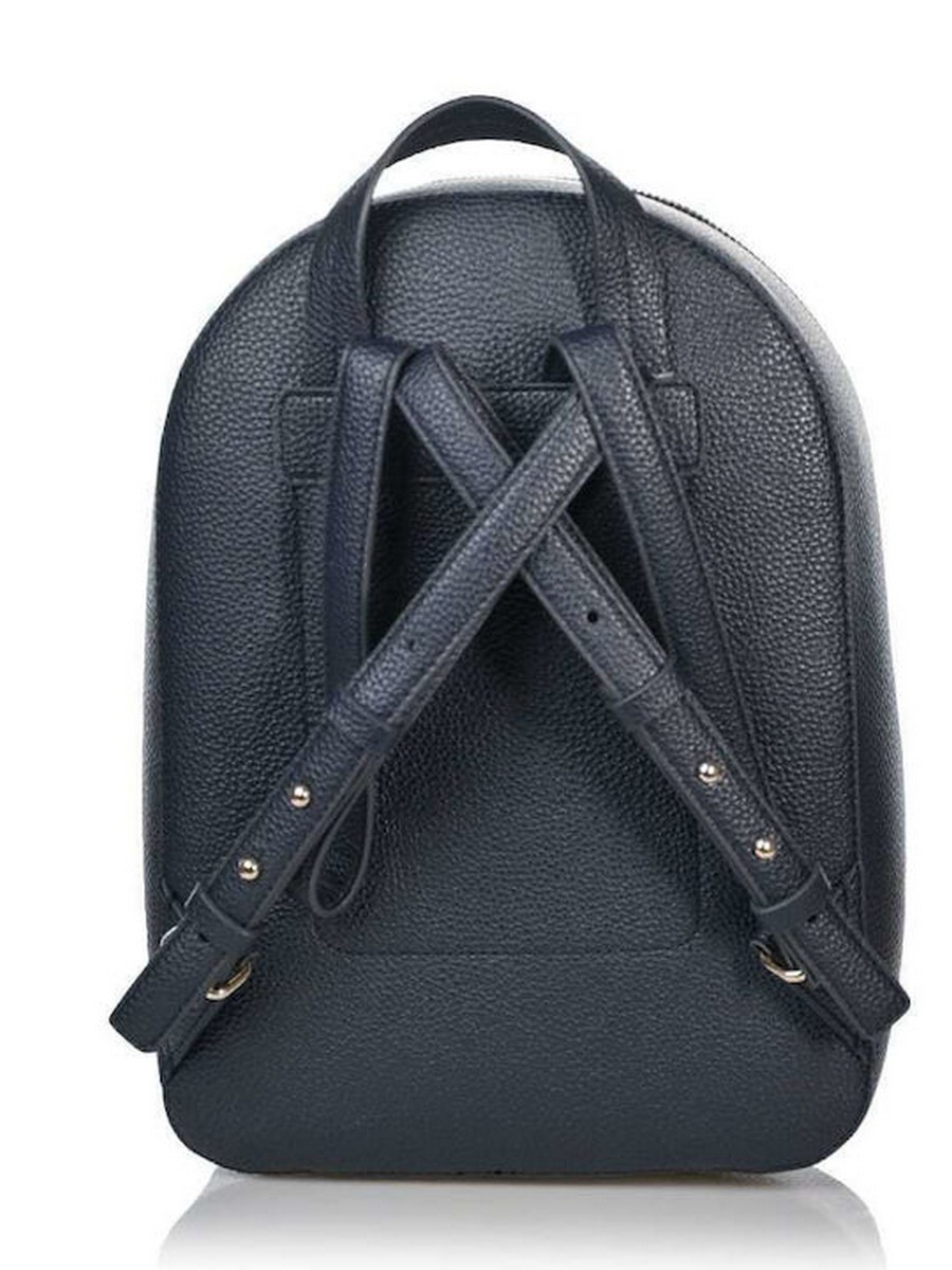 Women Backpack Tommy Hilfiger Th Emblem Backpack Corp AW0AW14216-DW6 Blue