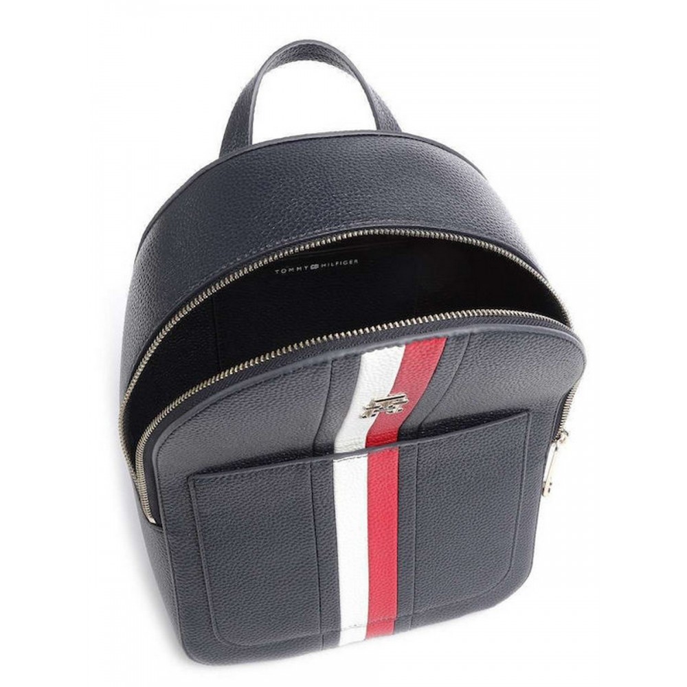 Γυναικεία Backpack Tommy Hilfiger Th Emblem Backpack Corp AW0AW14216-DW6 Μπλε