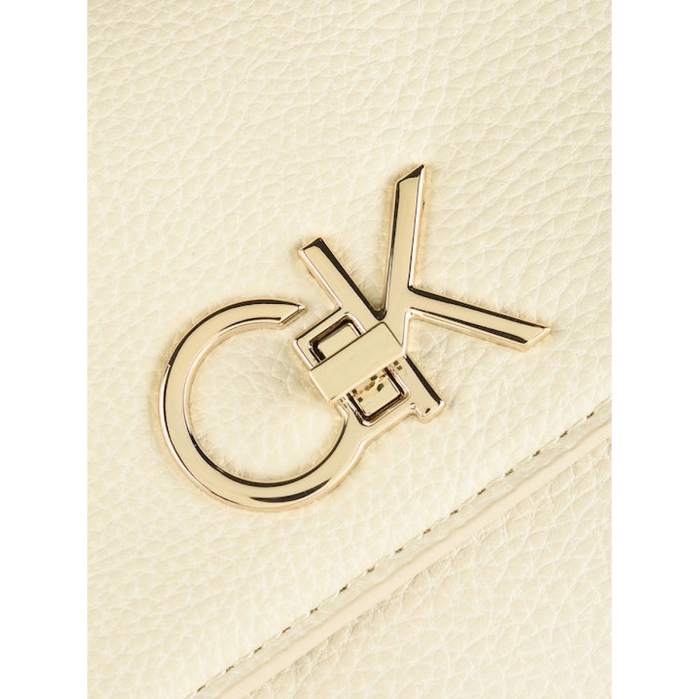 Γυναικεία Τσάντα Calvin klein Re-Lock Ew Conv Xbody Pbl K60K609395-PC4 Μπεζ