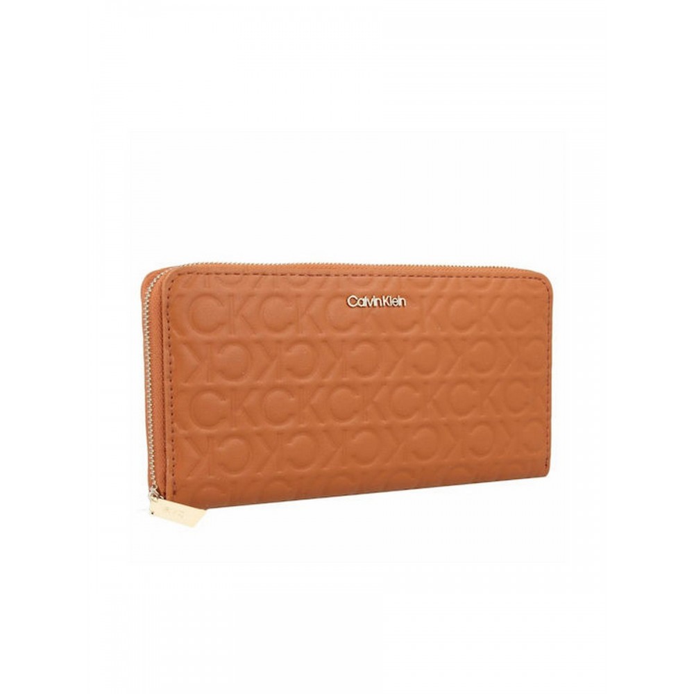 Γυναικείο Πορτοφόλι Calvin Klein Ck Must Z/A Wallet Lg Embossed K60K610253-HJJ Ταμπά