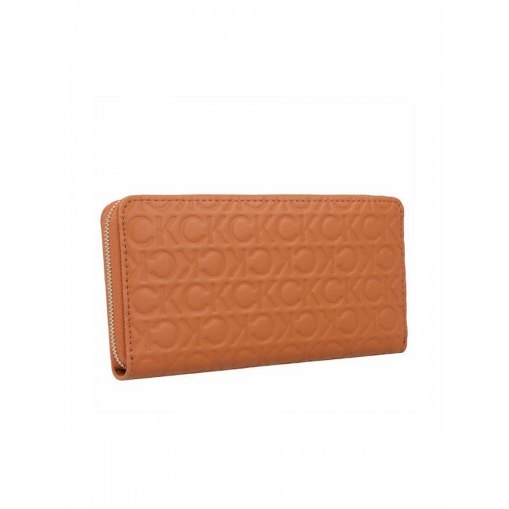 Γυναικείο Πορτοφόλι Calvin Klein Ck Must Z/A Wallet Lg Embossed K60K610253-HJJ Ταμπά