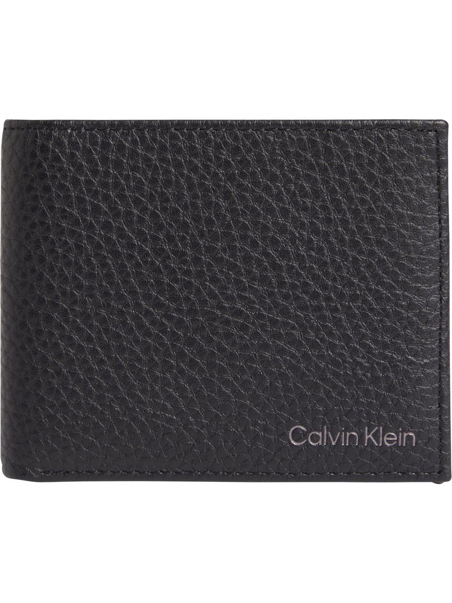 Ανδρικό Πορτοφόλι Calvin Klein Warmth Bifold 6cc W/Bill K50K509994-BAX Μαύρο