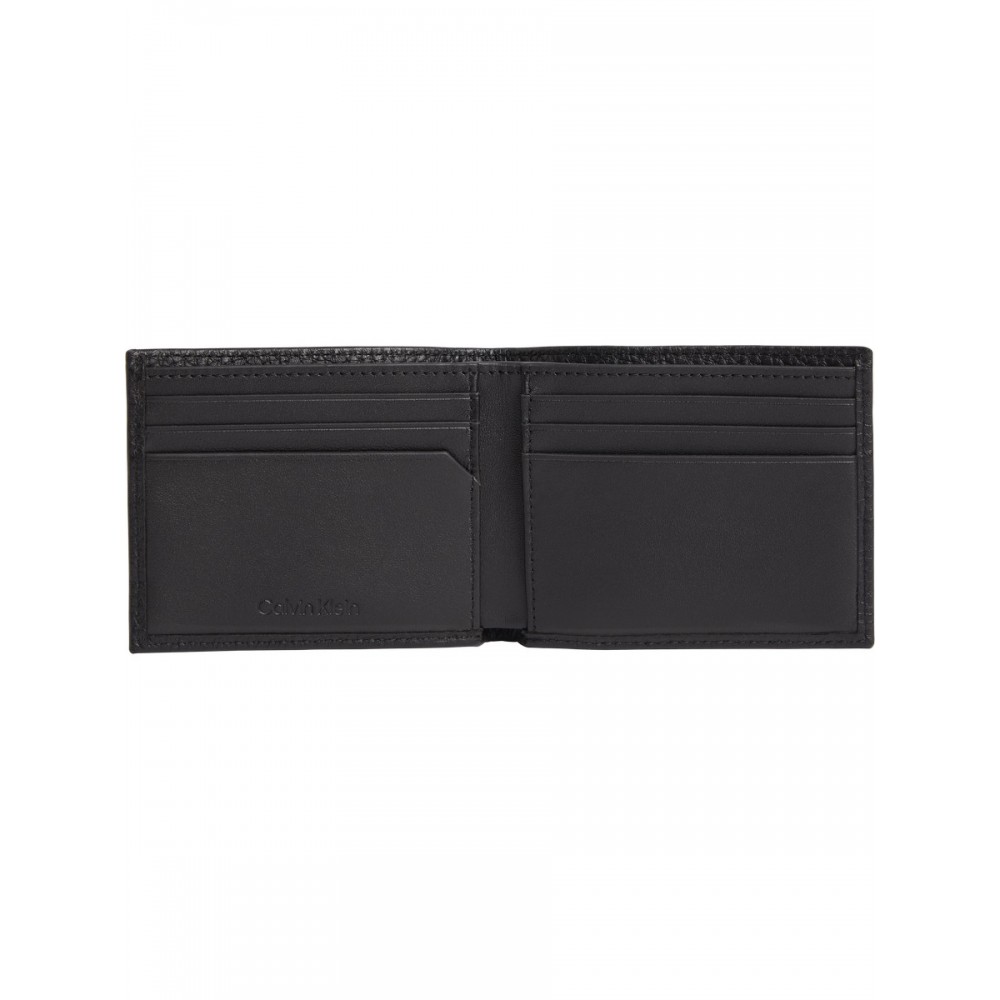 Ανδρικό Πορτοφόλι Calvin Klein Warmth Bifold 6cc W/Bill K50K509994-BAX Μαύρο