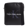 Ανδρικό Τσαντάκι Calvin klein Monogram Soft Reporter18 K50K510108-BDS Μαύρο
