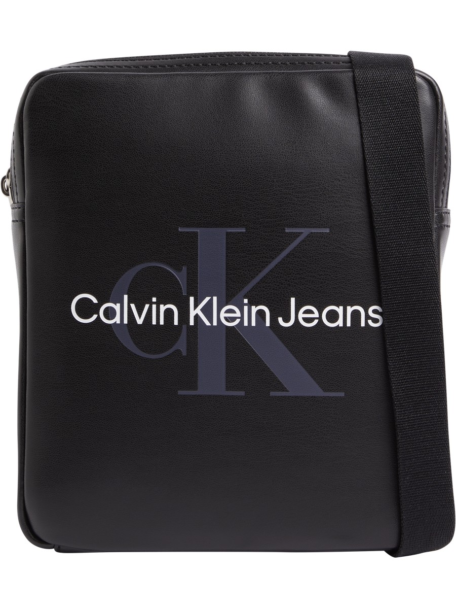 Ανδρικό Τσαντάκι Calvin klein Monogram Soft Reporter18 K50K510108-BDS Μαύρο