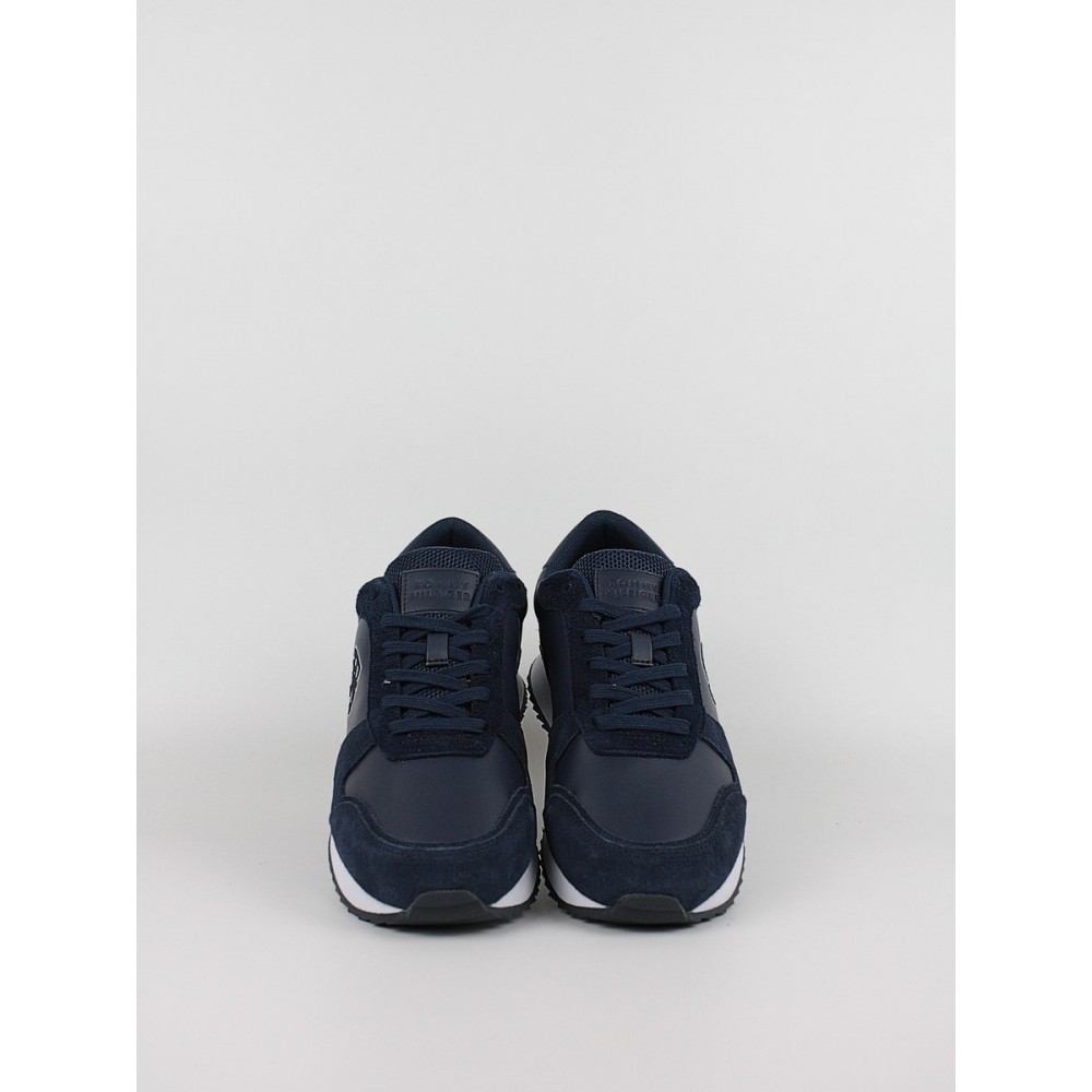Ανδρικά Sneaker Tommy Hilfiger Runner Evo Leather FM0FM04479-DCC Μπλε