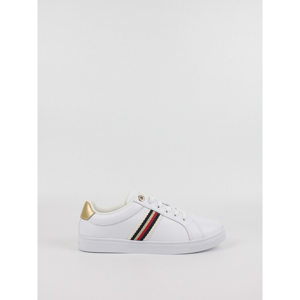 Γυναικεία Sneaker Tommy Hilfiger Corporate Webbing Sneaker FW0FW07117-YBS Ασπρο Γυναικεία Sneaker Tommy Hilfiger Corporate Webbing Sneaker FW0FW07117-YBS Ασπρο