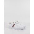 Women Sneaker Tommy Hilfiger Corporate Webbing Sneaker FW0FW07117-YBS White