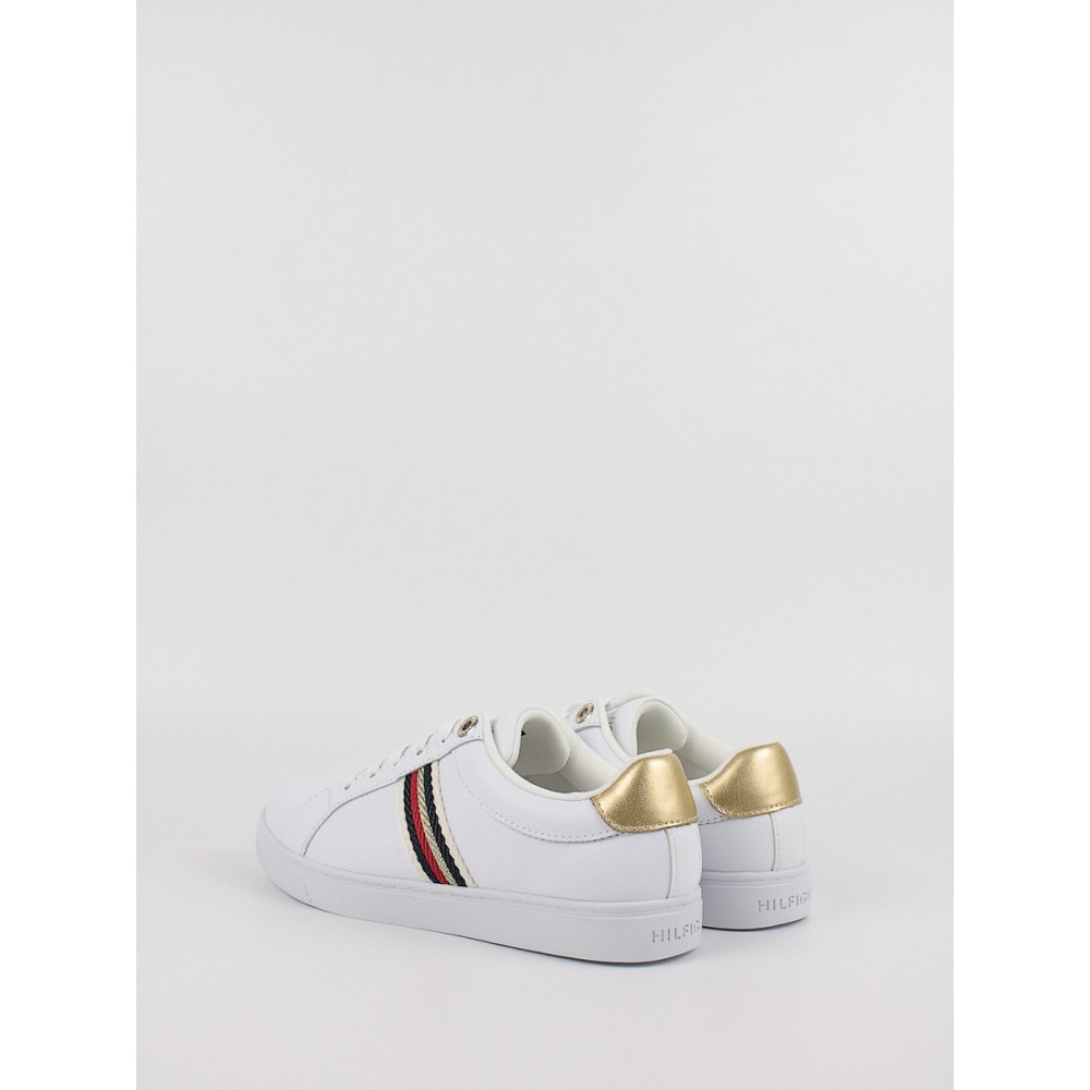 Γυναικεία Sneaker Tommy Hilfiger Corporate Webbing Sneaker FW0FW07117-YBS Ασπρο Γυναικεία Sneaker Tommy Hilfiger Corporate Webbing Sneaker FW0FW07117-YBS Ασπρο