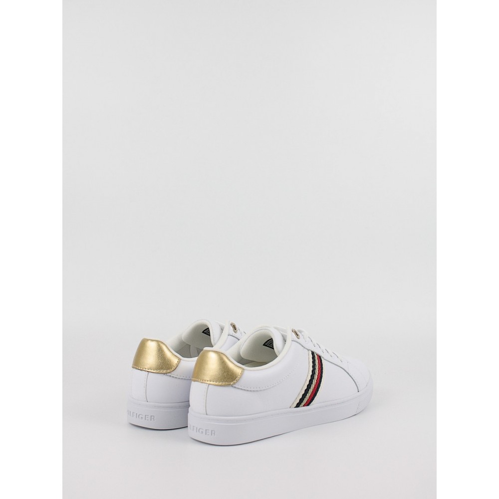 Γυναικεία Sneaker Tommy Hilfiger Corporate Webbing Sneaker FW0FW07117-YBS Ασπρο Γυναικεία Sneaker Tommy Hilfiger Corporate Webbing Sneaker FW0FW07117-YBS Ασπρο