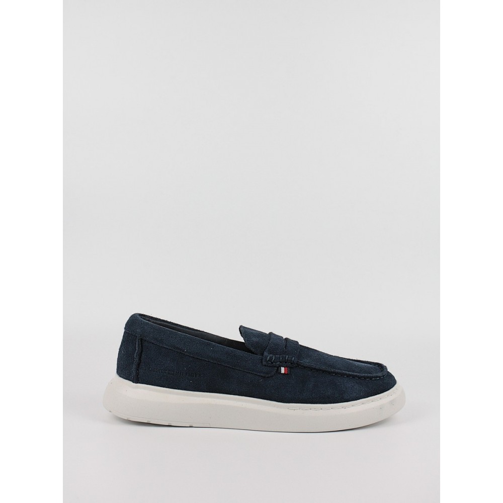 Men Moc Tommy Hilfiger Hybrid Loafer FM0FM04440-DW5 Blue