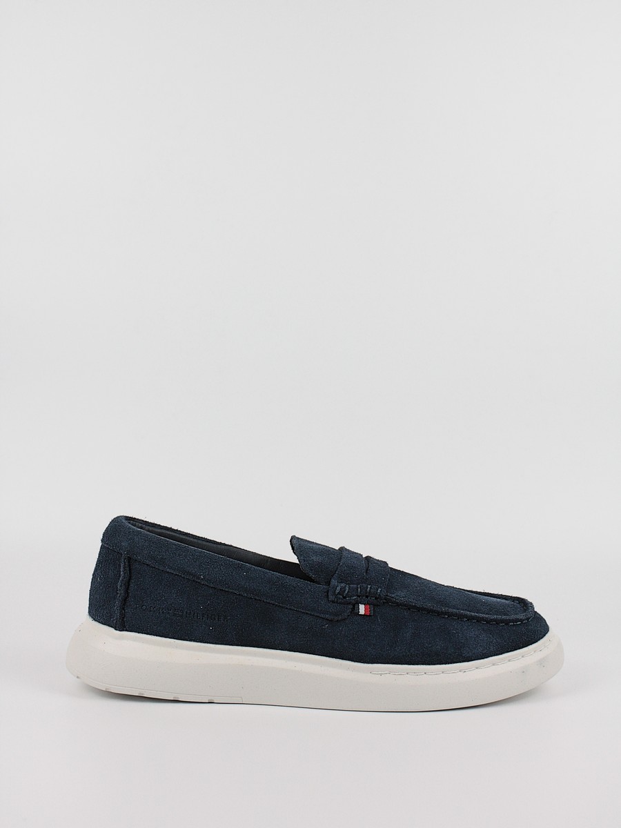 Ανδρικά Μοκασίνια Tommy Hilfiger Hybrid Loafer FM0FM04440-DW5 Μπλε