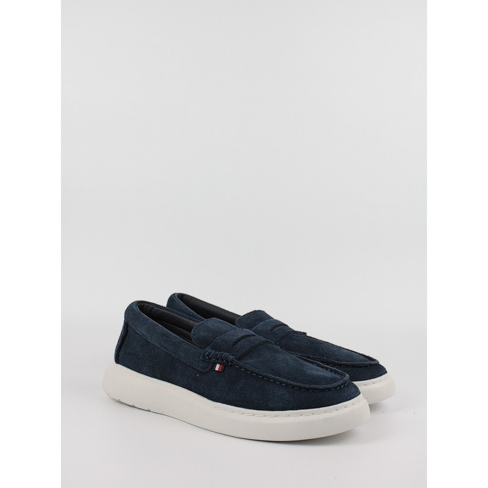 Ανδρικά Μοκασίνια Tommy Hilfiger Hybrid Loafer FM0FM04440-DW5 Μπλε