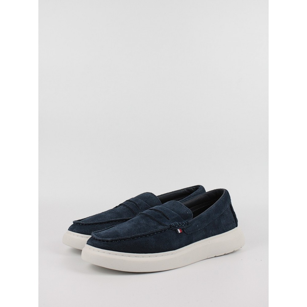 Men Moc Tommy Hilfiger Hybrid Loafer FM0FM04440-DW5 Blue