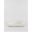 Women's Sneakers Calvin KLein Raised Cupsole Lace Up -Satin HW0HW01426-YBJ Marshmallow