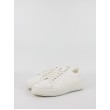 Women's Sneakers Calvin KLein Raised Cupsole Lace Up -Satin HW0HW01426-YBJ Marshmallow