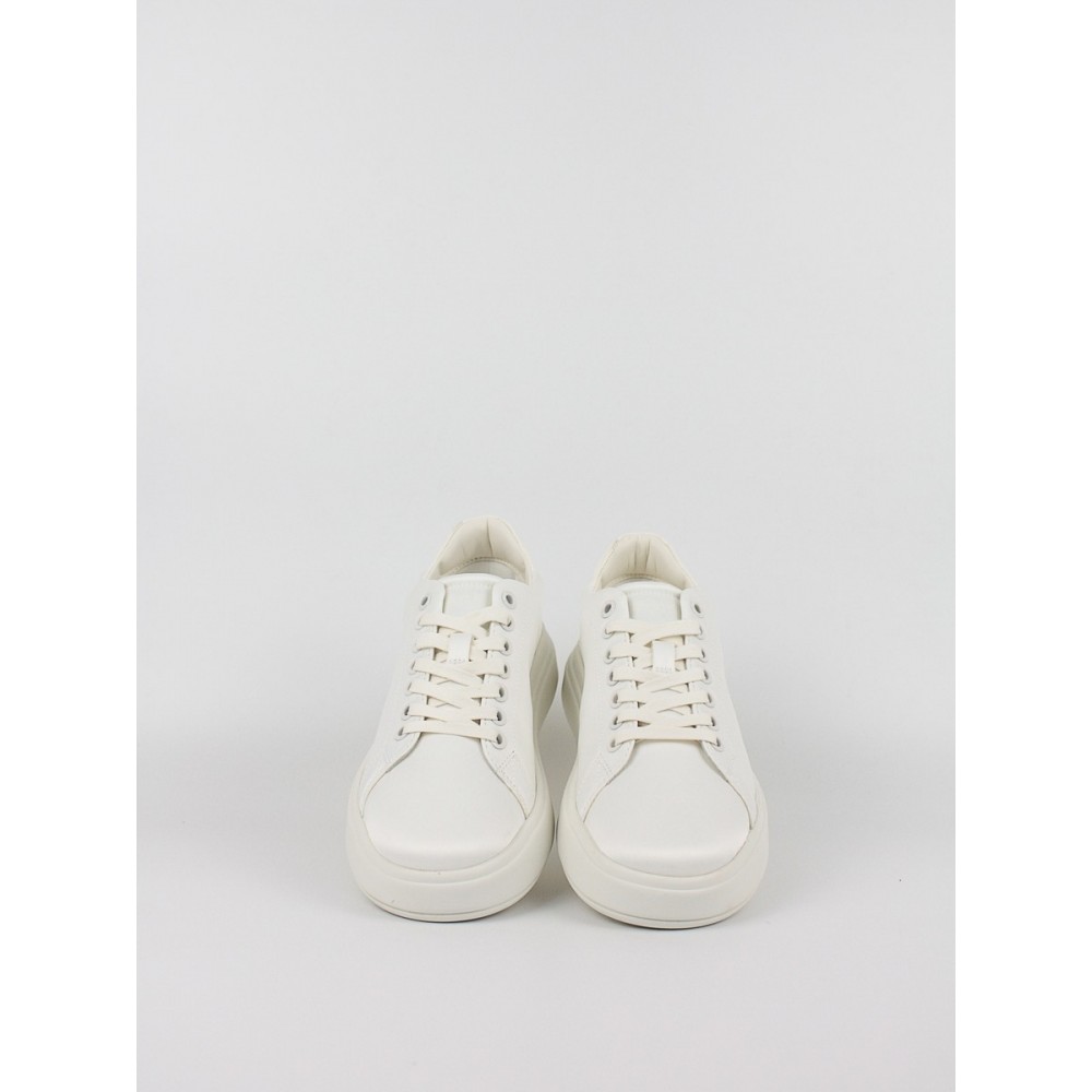 Women's Sneakers Calvin KLein Raised Cupsole Lace Up -Satin HW0HW01426-YBJ Marshmallow