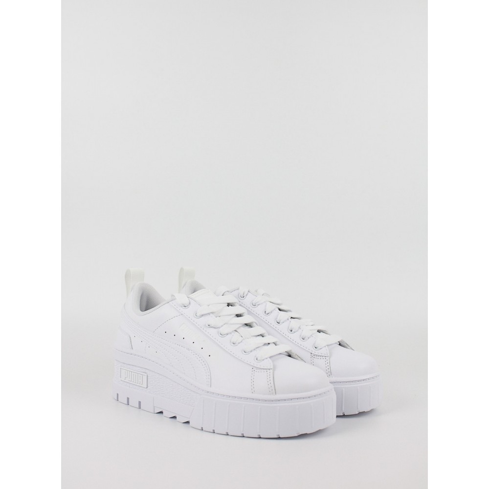 Γυναικείο Sneaker Puma Mayze Wedge Wns 386273-04 Ασπρο Γυναικείο Sneaker Puma Mayze Wedge Wns 386273-04 Ασπρο