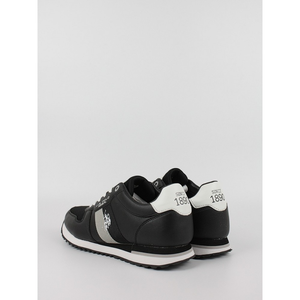 Ανδρικό Sneaker Us Polo Assn XIRIO003-BLK Μαύρο
