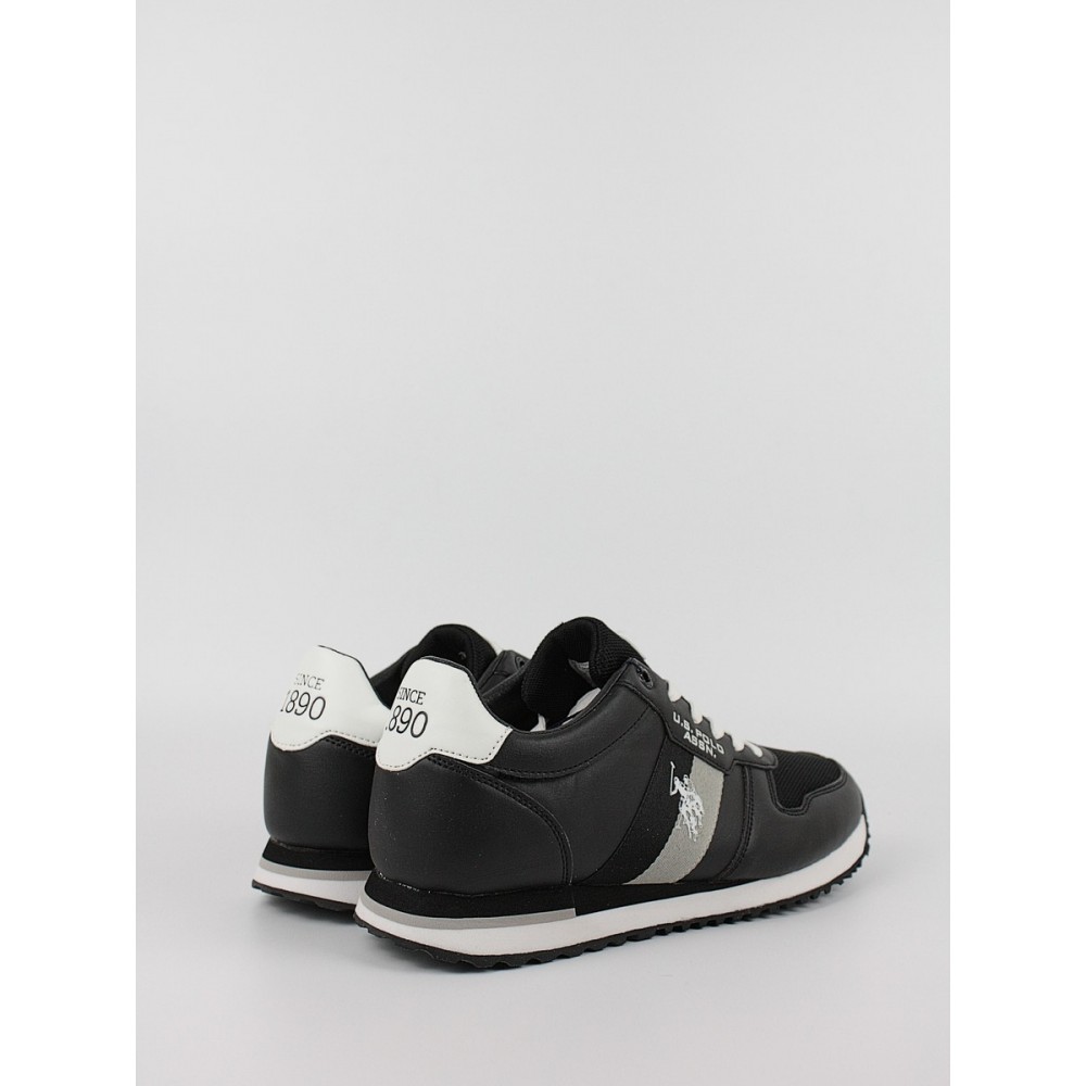 Ανδρικό Sneaker Us Polo Assn XIRIO003-BLK Μαύρο Ανδρικό Sneaker Us Polo Assn XIRIO003-BLK Μαύρο