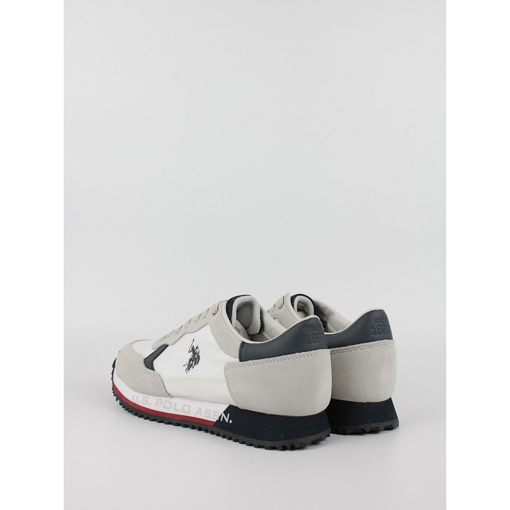 Ανδρικό Sneaker Us Polo Assn CLEEF001A-WHI-DBL09 Ασπρο