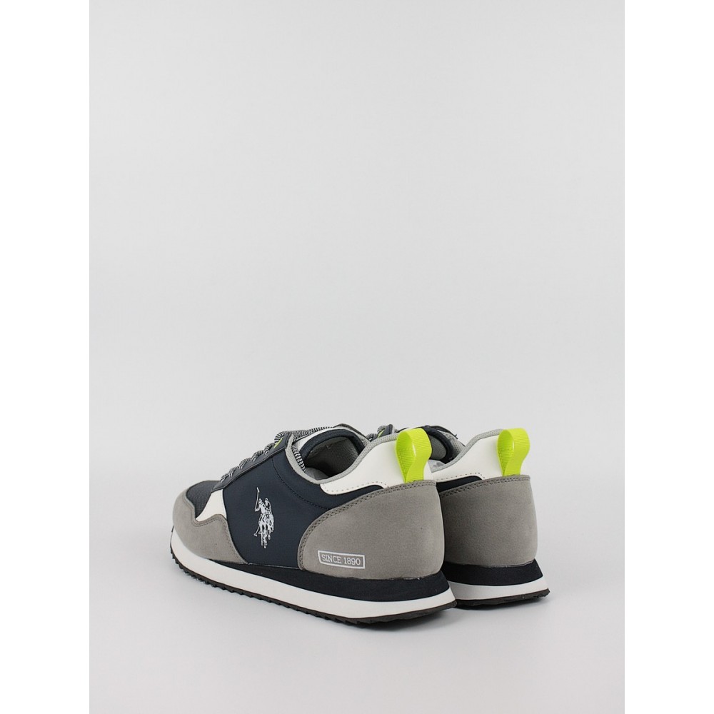 Ανδρικό Sneaker Us Polo Assn BALTY003-DBL-GRY02 Μπλε Ανδρικό Sneaker Us Polo Assn BALTY003-DBL-GRY02 Μπλε
