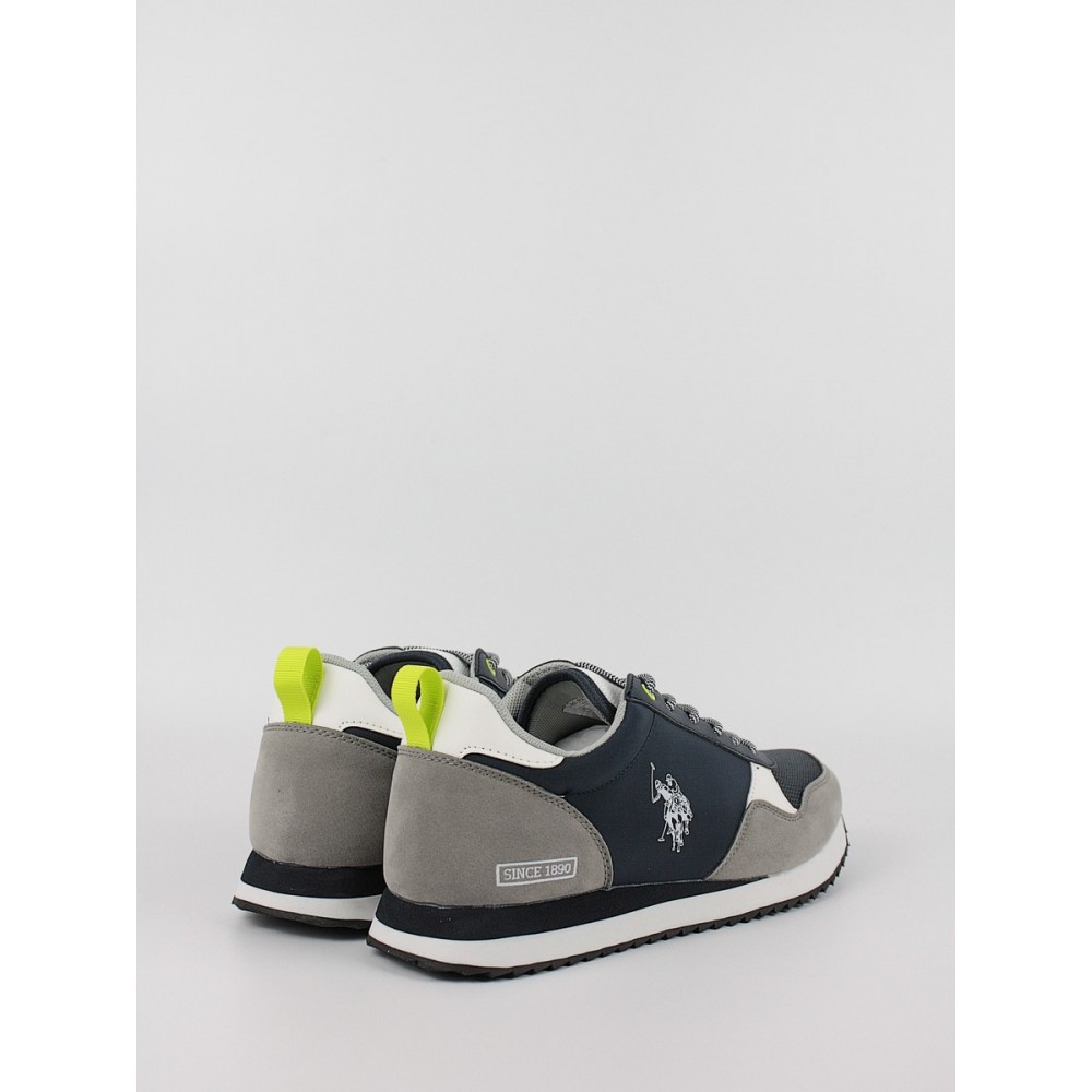 Ανδρικό Sneaker Us Polo Assn BALTY003-DBL-GRY02 Μπλε Ανδρικό Sneaker Us Polo Assn BALTY003-DBL-GRY02 Μπλε