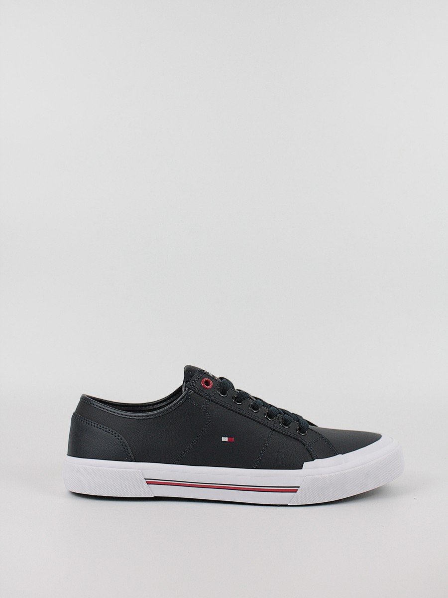 Ανδρικά Sneaker Tommy Hilfiger Core Corporate Vulc Leather FM0FM04561-DW5 Μπλε