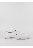 Men Sneaker Tommy Hilfiger Core Corporate Vulc Leather FM0FM04561-YBS White