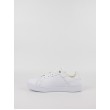 Women Sneaker Tommy Hilfiger Court Sneaker Golden Th FW0FW07116-YBS White